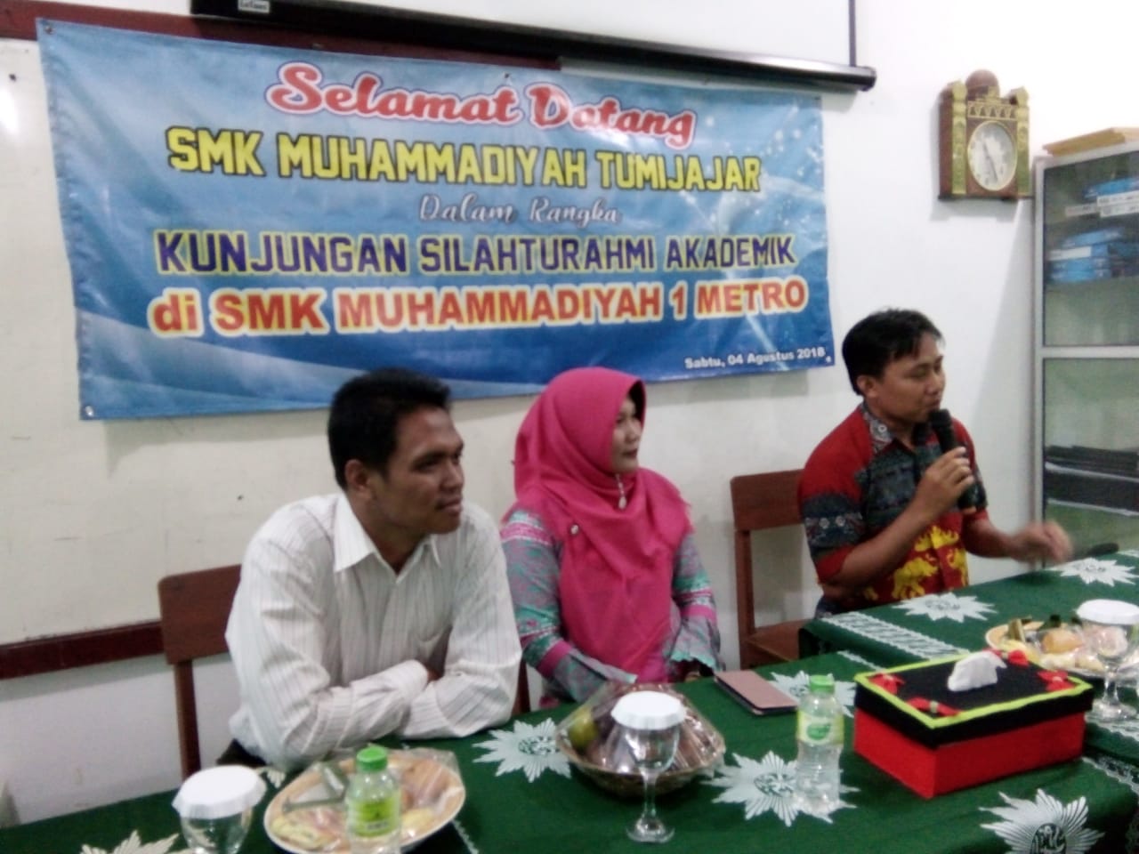 SMK Muhammadiyah 1 Metro Terima Kunjungan SMK Muhammadiyah Tumijajar