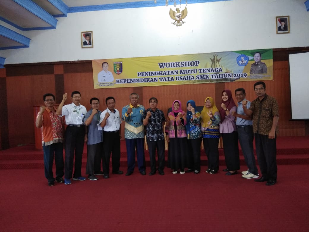 Workshop Peningkatan Mutu Tenaga Kependidikan Tata Usaha SMK Tahun 2019