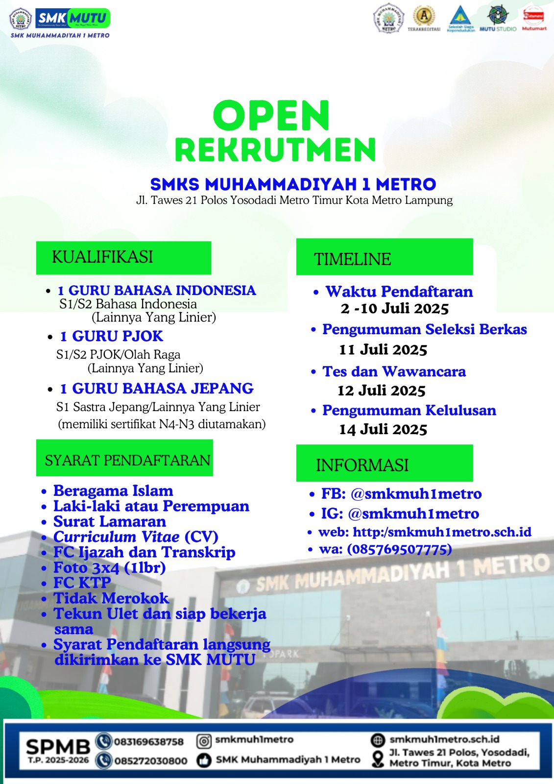 Kesempatan Berkarir Datang Lagi!!! Kesempatan Berkarir Datang Lagi!!!