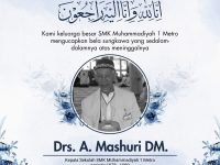 Telah Gugur Mantan kepala Sekolah SMK Muhammadiyah 1 Metro Periode 1978-1980